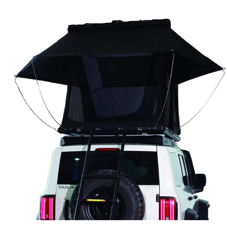 2 Man Triangular Aluminum Hard Shell Rooftop Tent